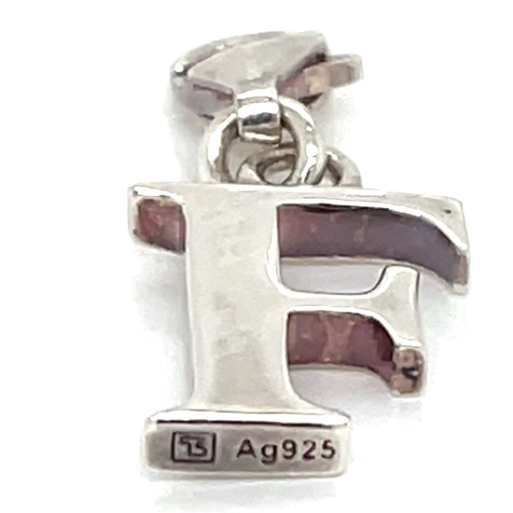 Thomas Sabo Letter ‘F’ Silver Charm