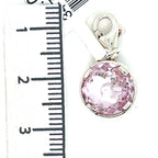 Thomas Sabo Pink Stone and Silver Charm
