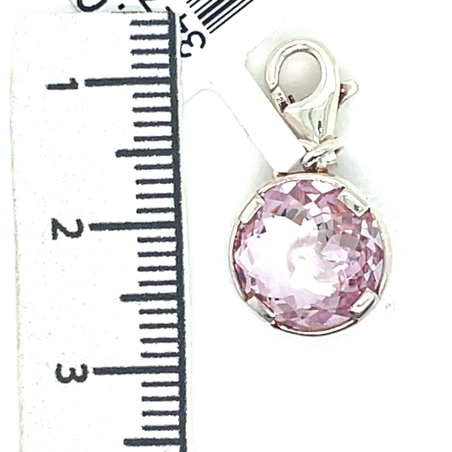 Thomas Sabo Pink Stone and Silver Charm