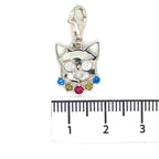 Thomas Sabo Cubic Zirconia and Silver Cat Charm