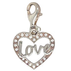 Thomas Sabo Love Heart Cubic Zirconia and Silver Charm