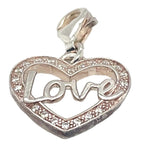 Thomas Sabo Love Heart Cubic Zirconia and Silver Charm