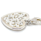 Thomas Sabo Cubic Zirconia and Silver Heart Charm