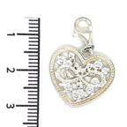 Thomas Sabo Cubic Zirconia and Silver Heart Charm