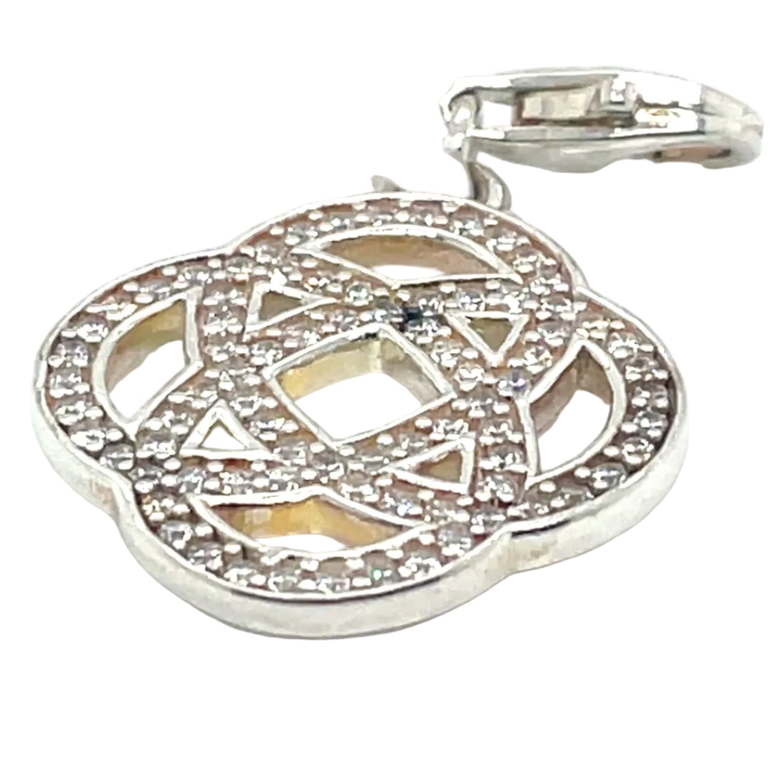 Thomas Sabo Cubic Zirconia and Silver Charm
