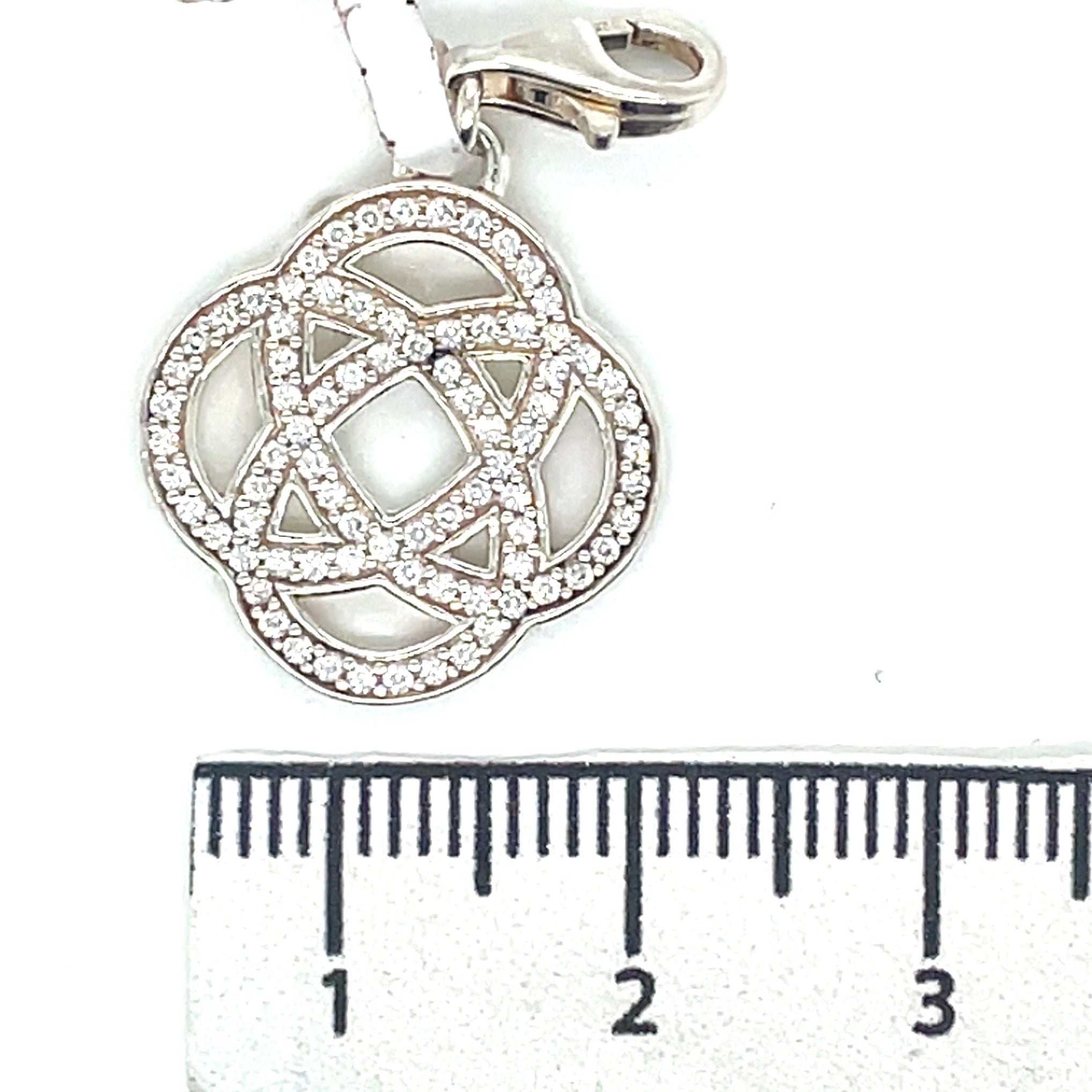 Thomas Sabo Cubic Zirconia and Silver Charm