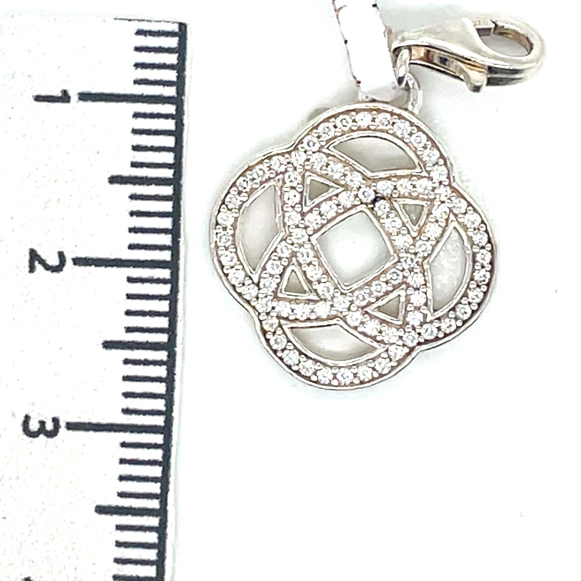 Thomas Sabo Cubic Zirconia and Silver Charm
