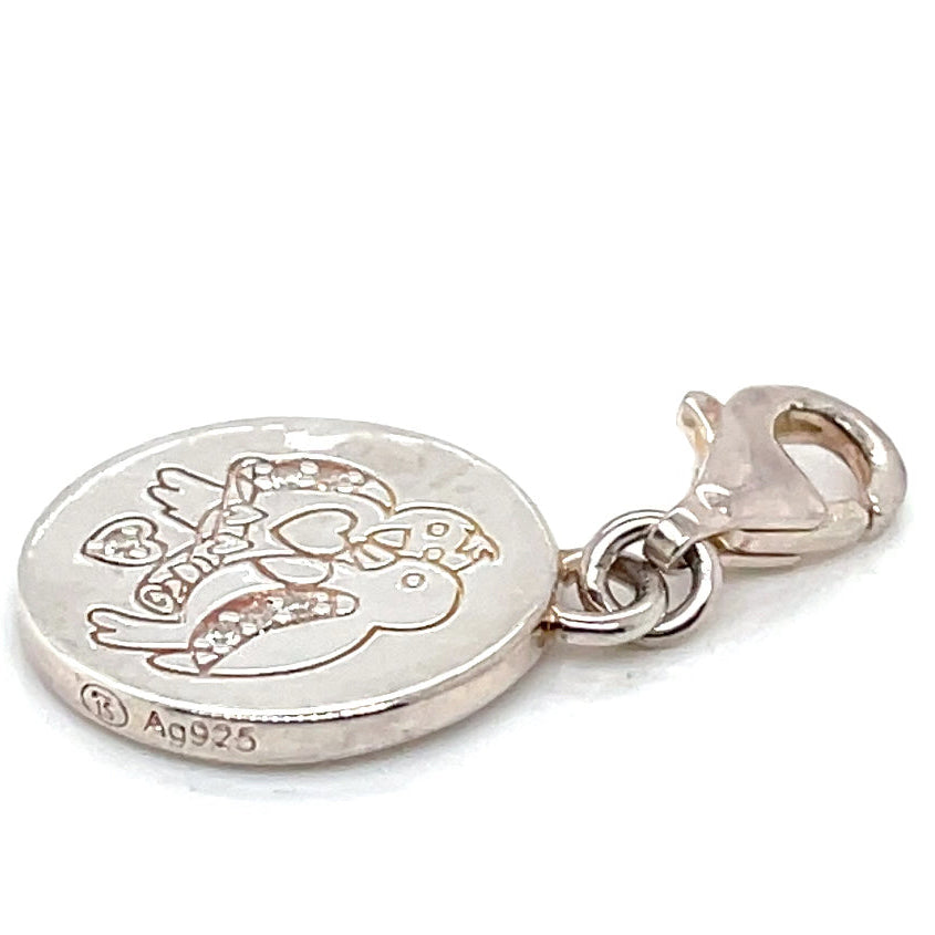 Thomas Sabo Silver and Cubic Zirconia Lovebirds Charm