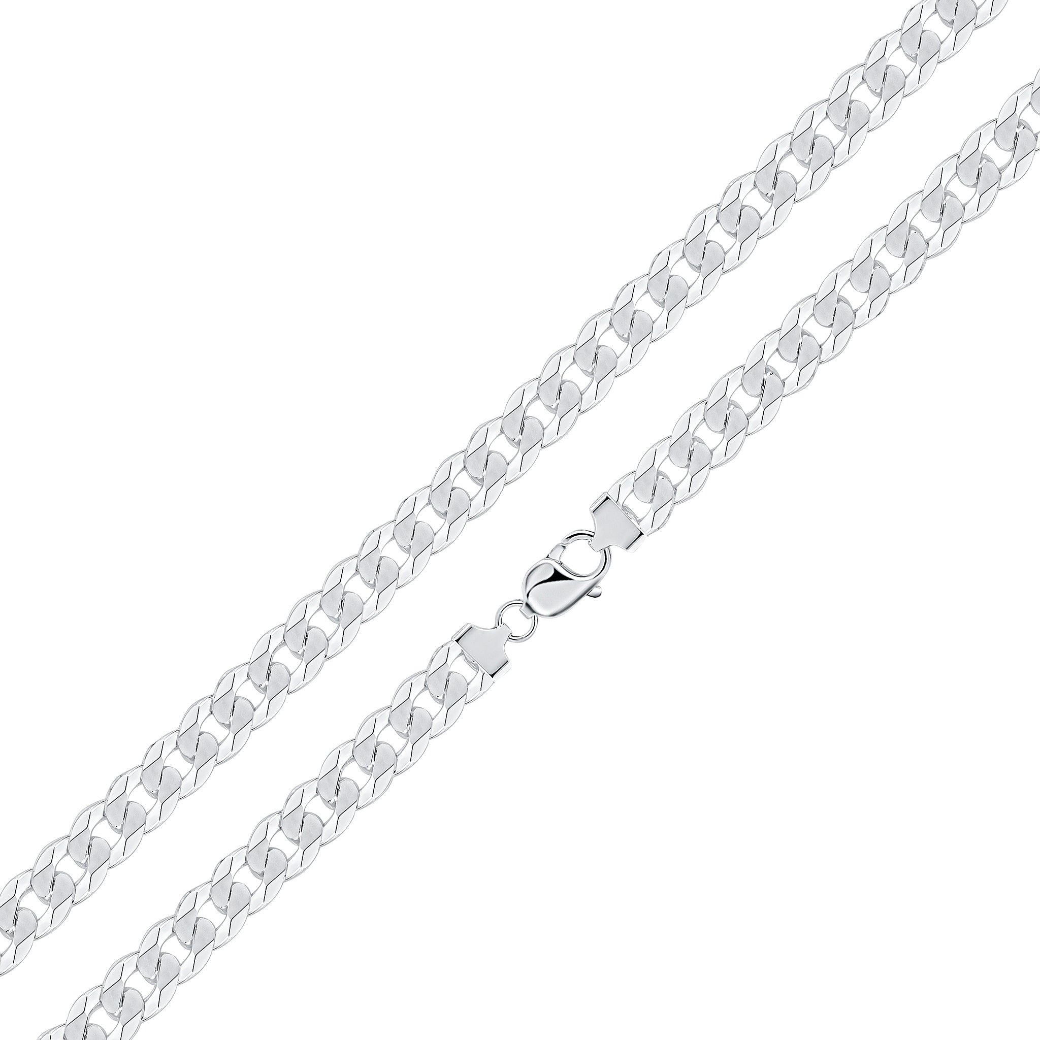 925 Sterling Silver 10mm Heavy Curb Chain 1