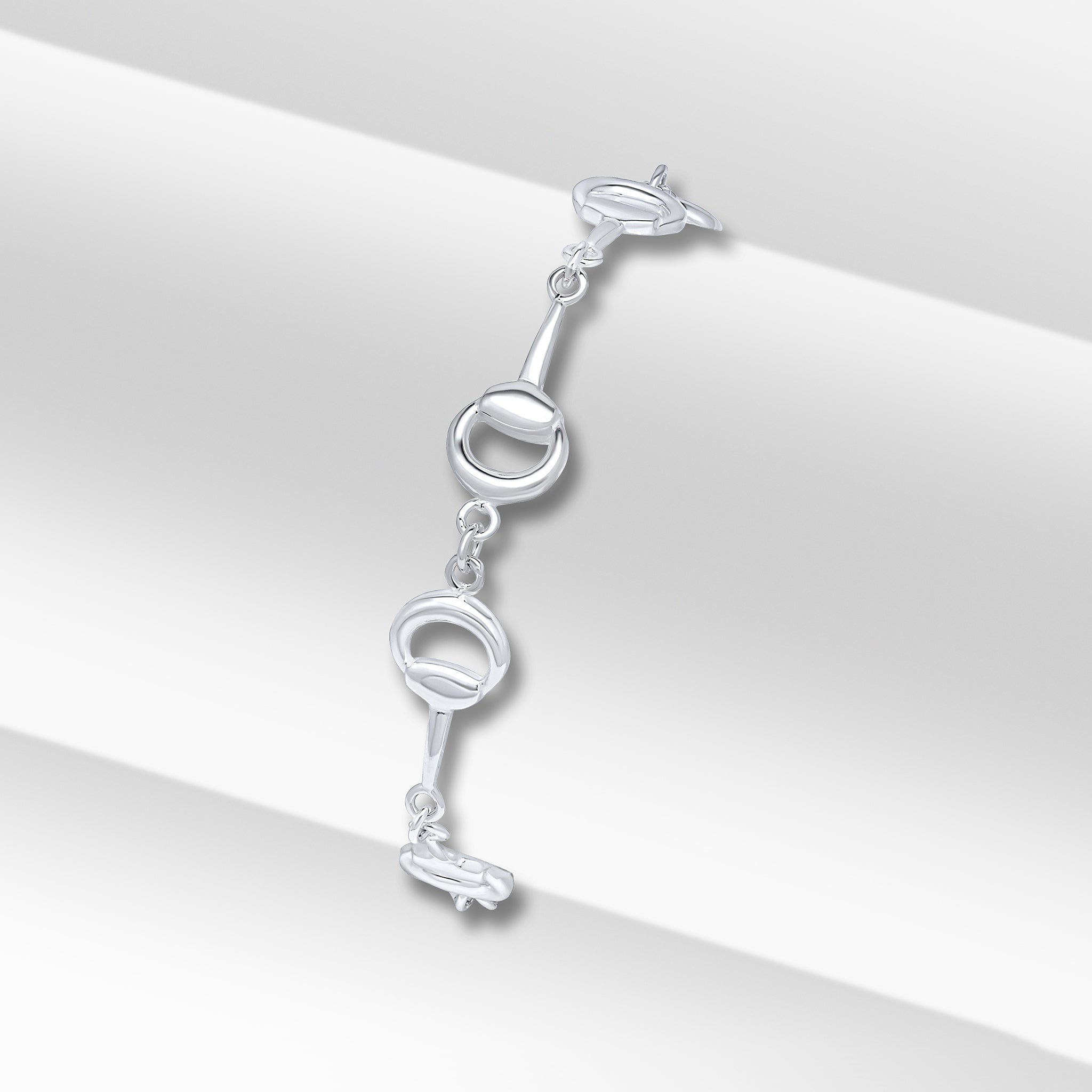 Silver 10.2mm Handmade Snaffle Chain