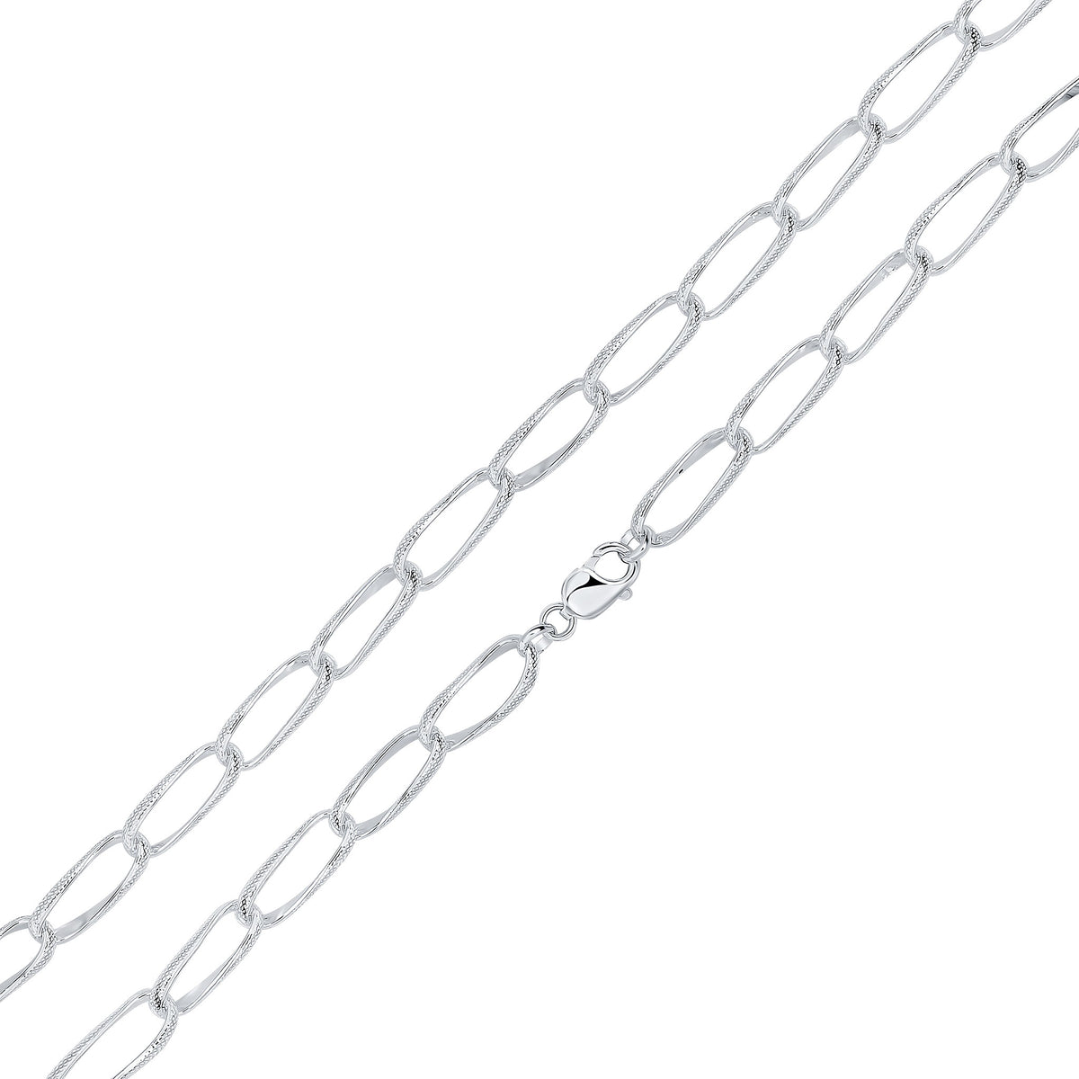 Silver 10mm Loose Curb 1