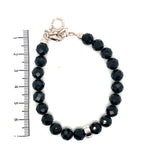 Thomas Sabo Black Bead and Silver Bracelet