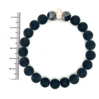 Thomas Sabo Matte Black Bead Bracelet