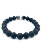 Thomas Sabo Matte Black Bead Bracelet