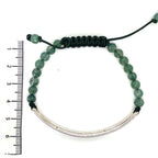 Thomas Sabo Green Bead ‘Love Bridge’ Silver Bracelet