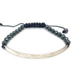 Thomas Sabo Green Bead and Silver ‘Love Bridge’ Bracelet