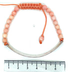 Thomas Sabo Love Bridge Sterling Silver Bamboo Coral Bracelet