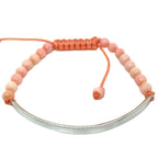 Thomas Sabo Love Bridge Sterling Silver Bamboo Coral Bracelet