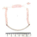 Thomas Sabo Love Bridge Sterling Silver Rose Quartz Bracelet