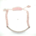 Thomas Sabo Love Bridge Sterling Silver Rose Quartz Bracelet