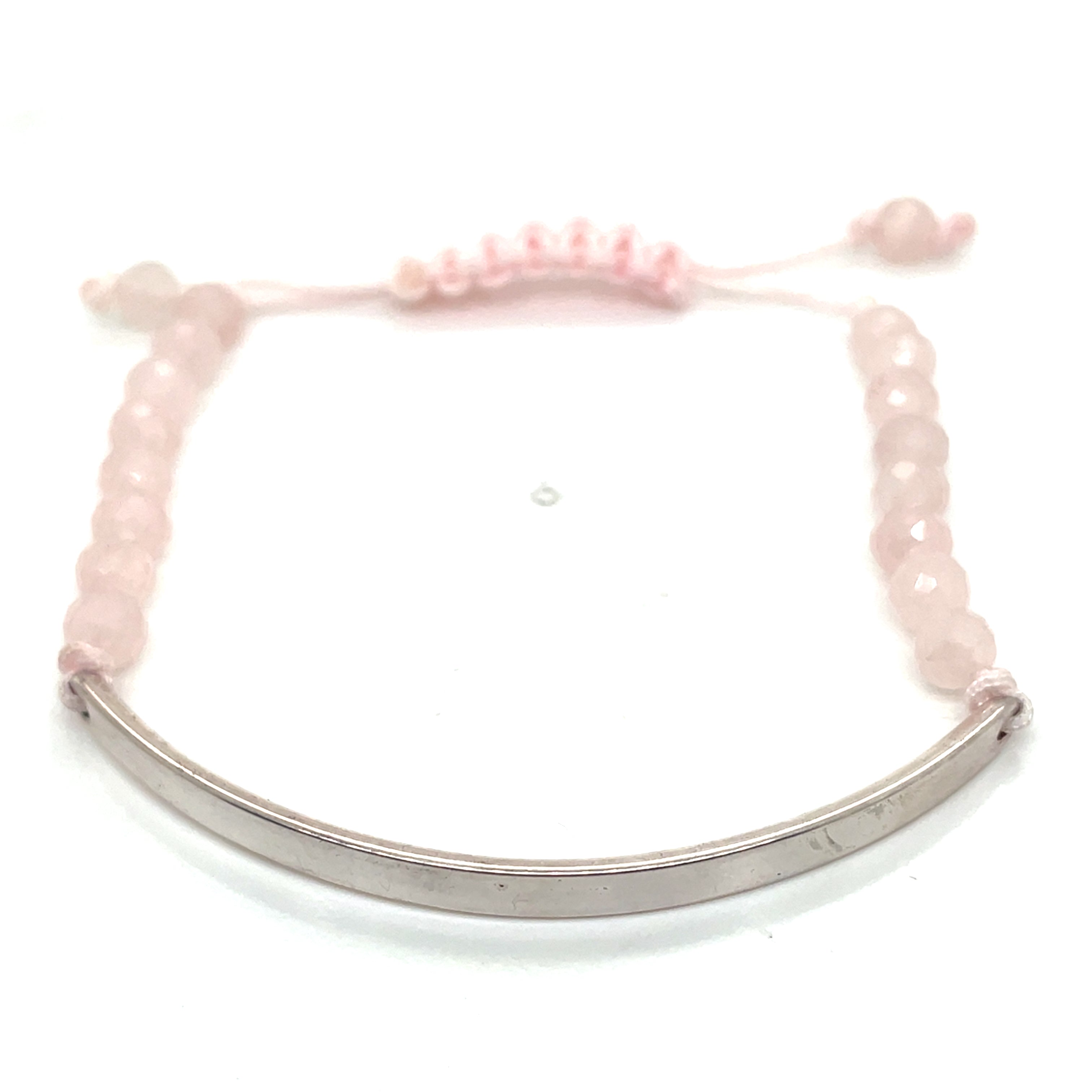 Thomas Sabo Love Bridge Sterling Silver Rose Quartz Bracelet