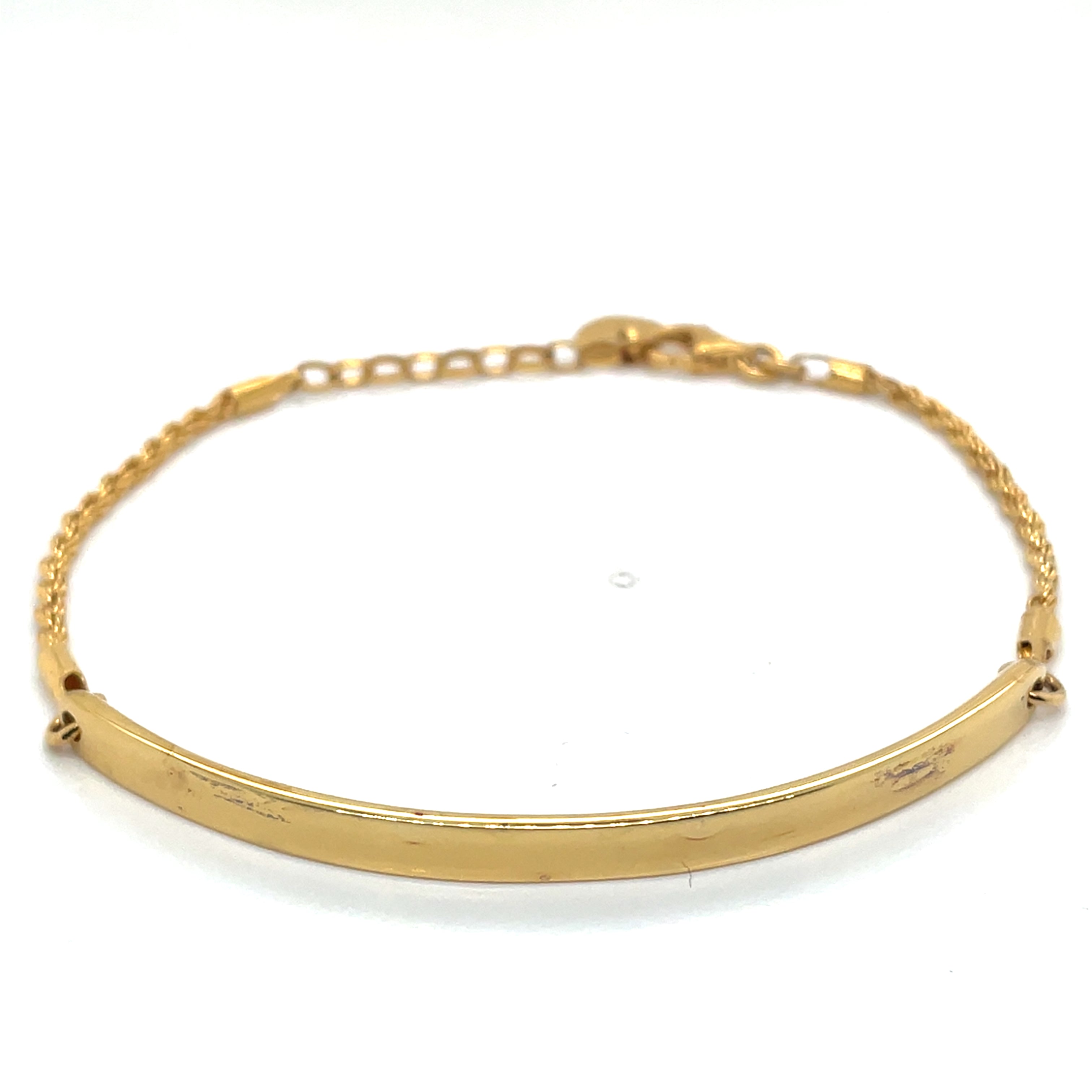 Thomas Sabo Sterling Silver Gold Plated Love Bridge Bracelet