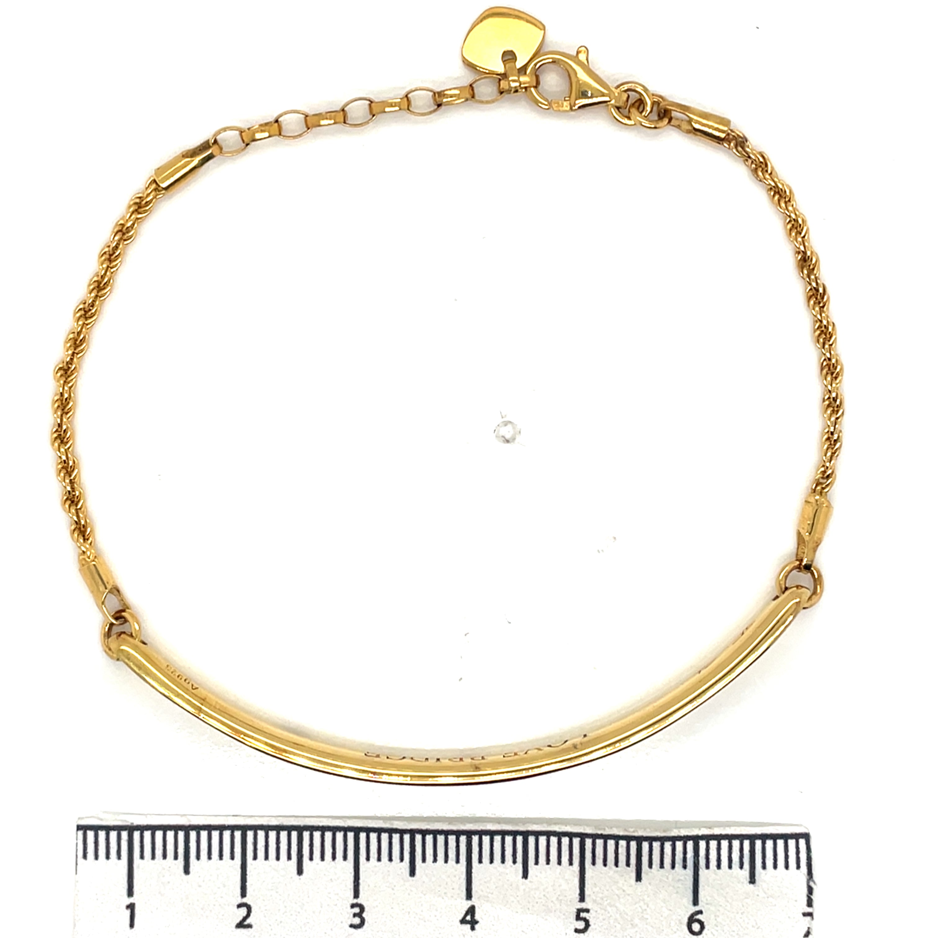 Thomas Sabo Sterling Silver Gold Plated Love Bridge Bracelet