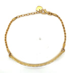 Thomas Sabo Sterling Silver Gold Plated Love Bridge Bracelet