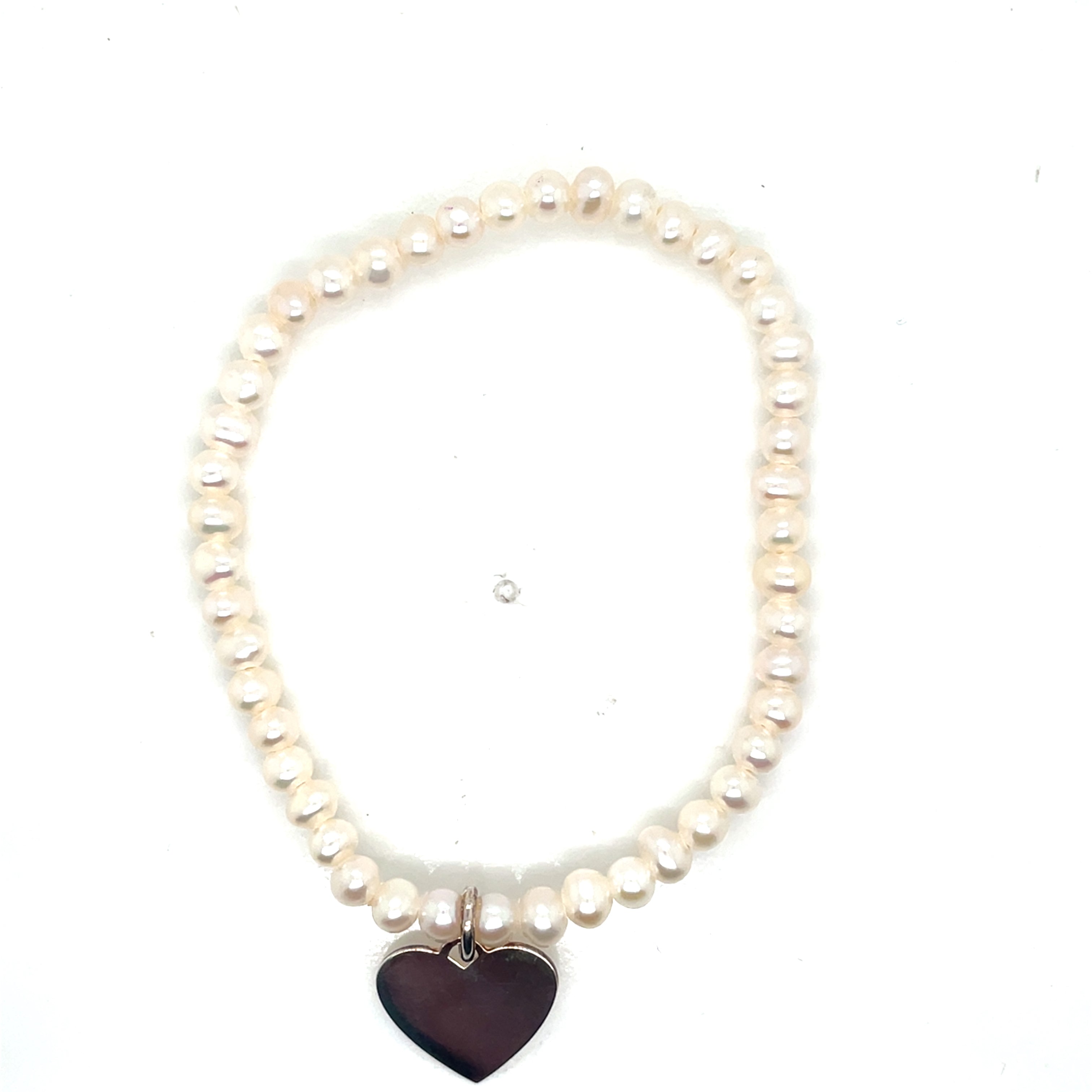 Thomas Sabo Silver Heart Pearl Bracelet