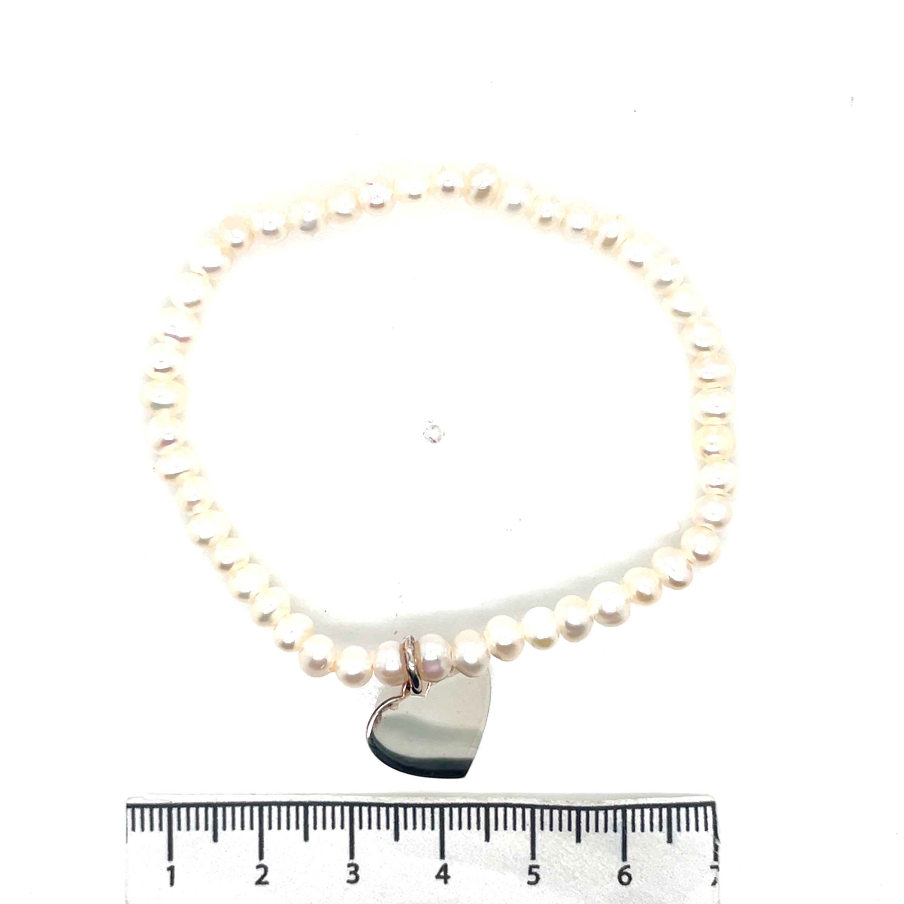 Thomas Sabo Silver Heart Pearl Bracelet