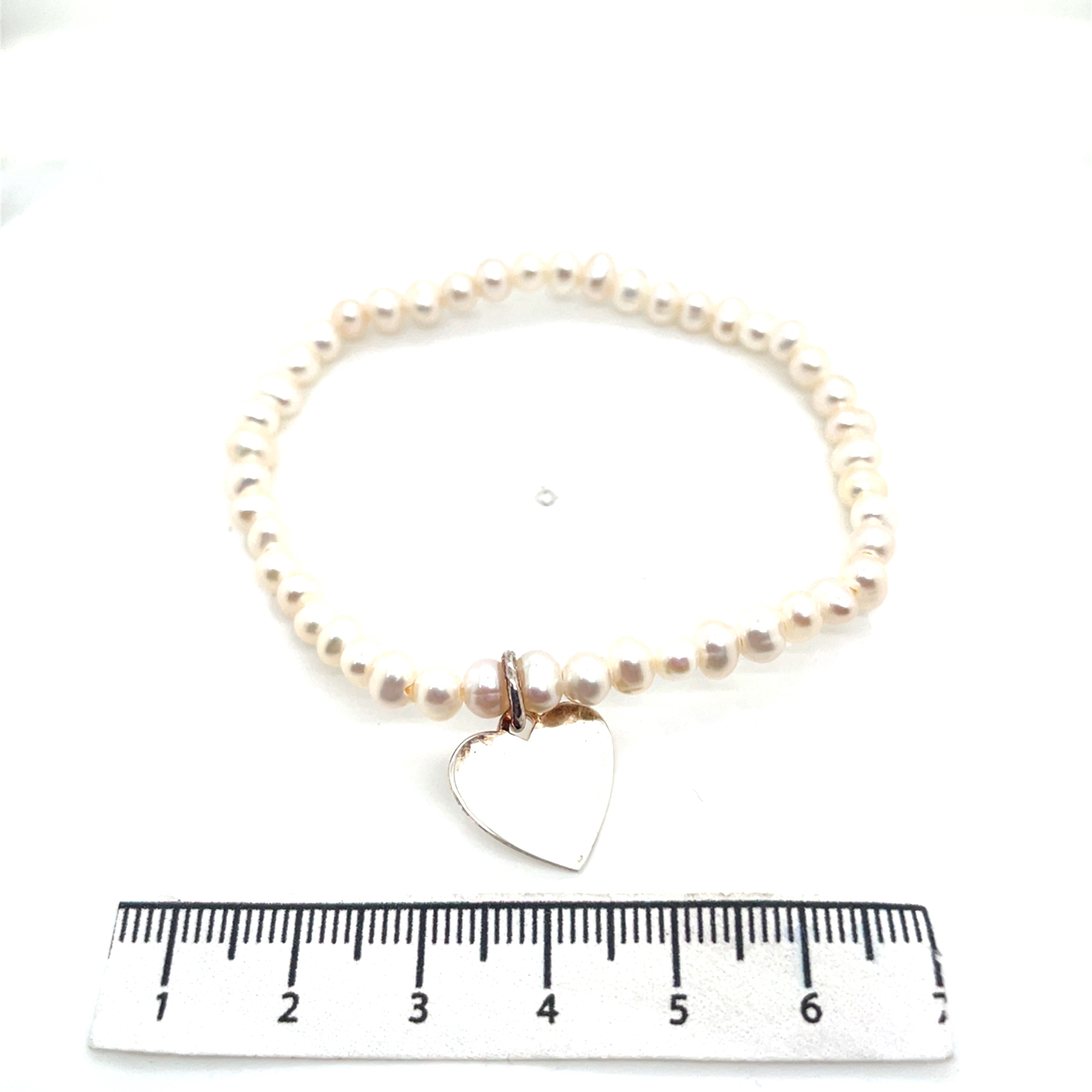 Thomas Sabo Silver Heart Pearl Bracelet