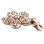 Thomas Sabo Cubic Zirconia and Silver Flower Pendant