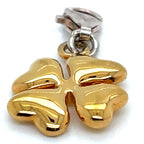 Thomas Sabo Gold Plated Four Leaf Clover Charm