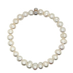 Thomas Sabo Silver Freshwater Pearl Charm Bracelet