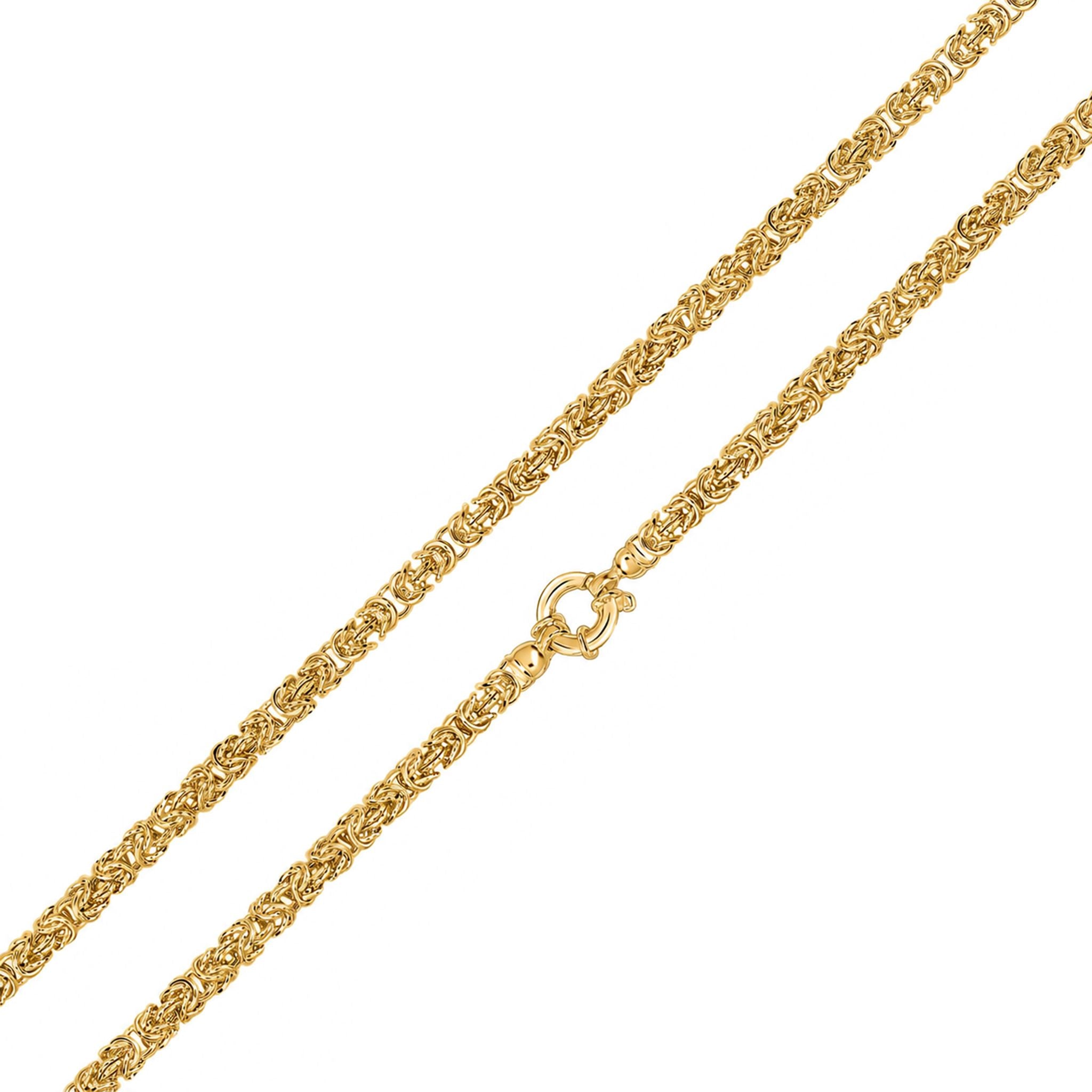 18ct Vermeil 5mm Byzantine 18"