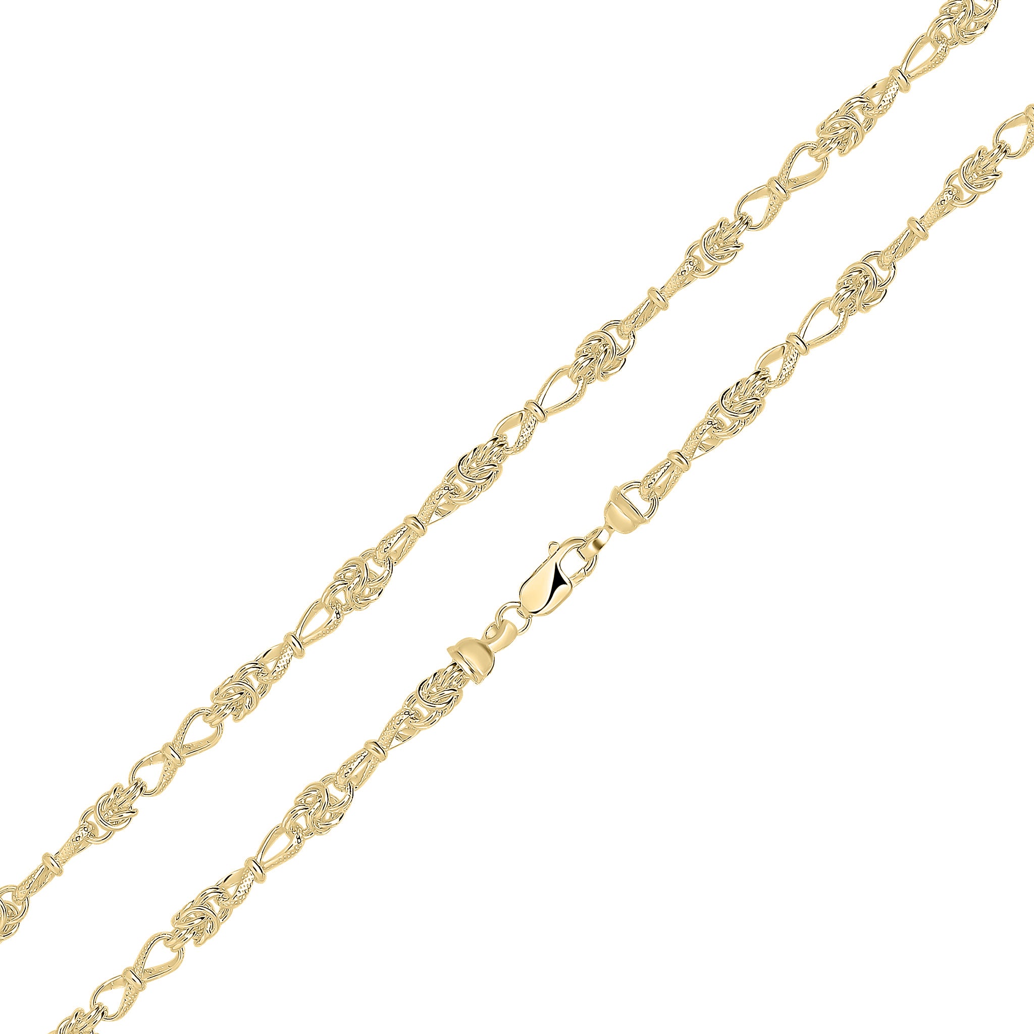 18ct Vermeil 5.3mm Byzantine Twist