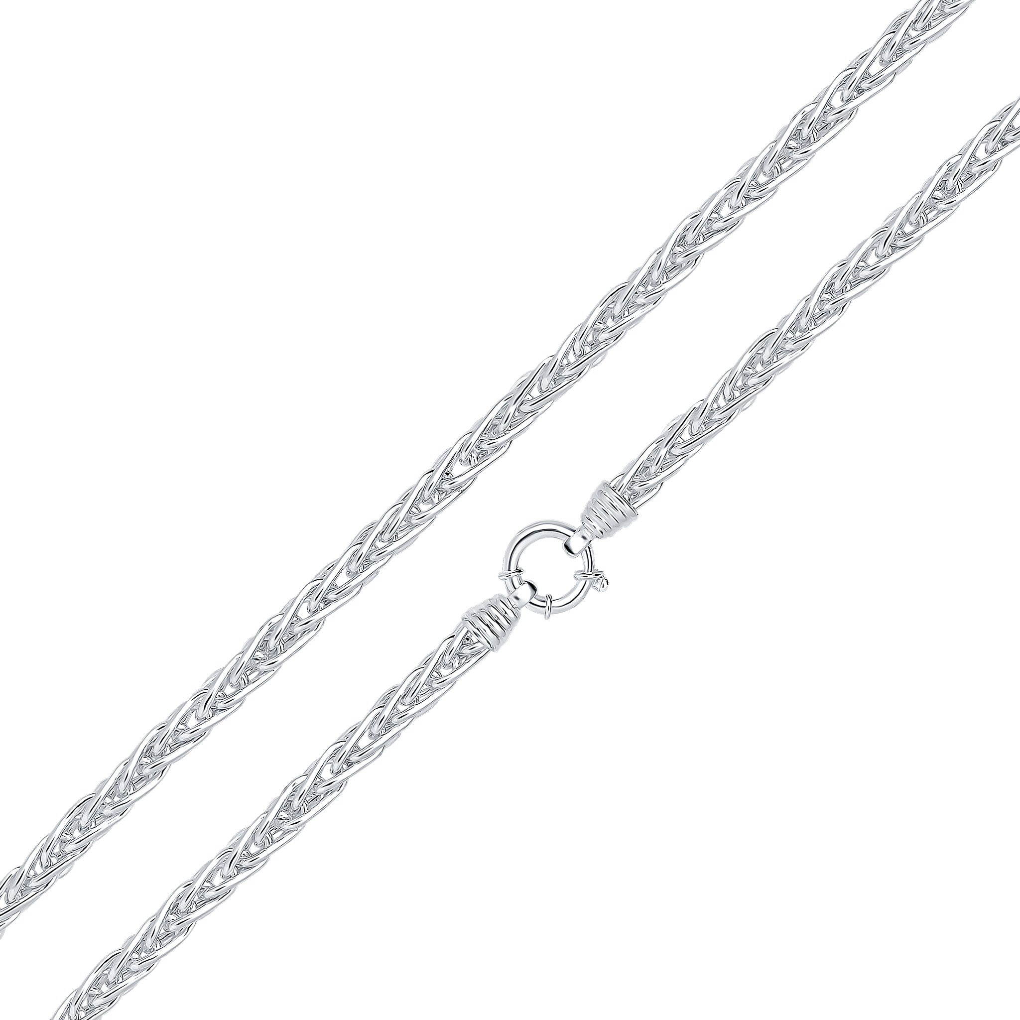 Silver 7.5mm Spiga Bolt Ring 1