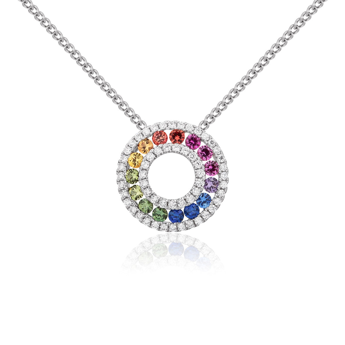 18wg Ms & Diamond Circle Pdt