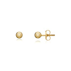 9ct Yellow Gold Polished Ball Stud Earrings 3mm