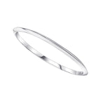 Knife Edge Round Bangle