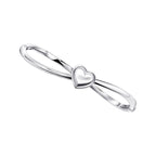 Hinge Plain Heart Bangle