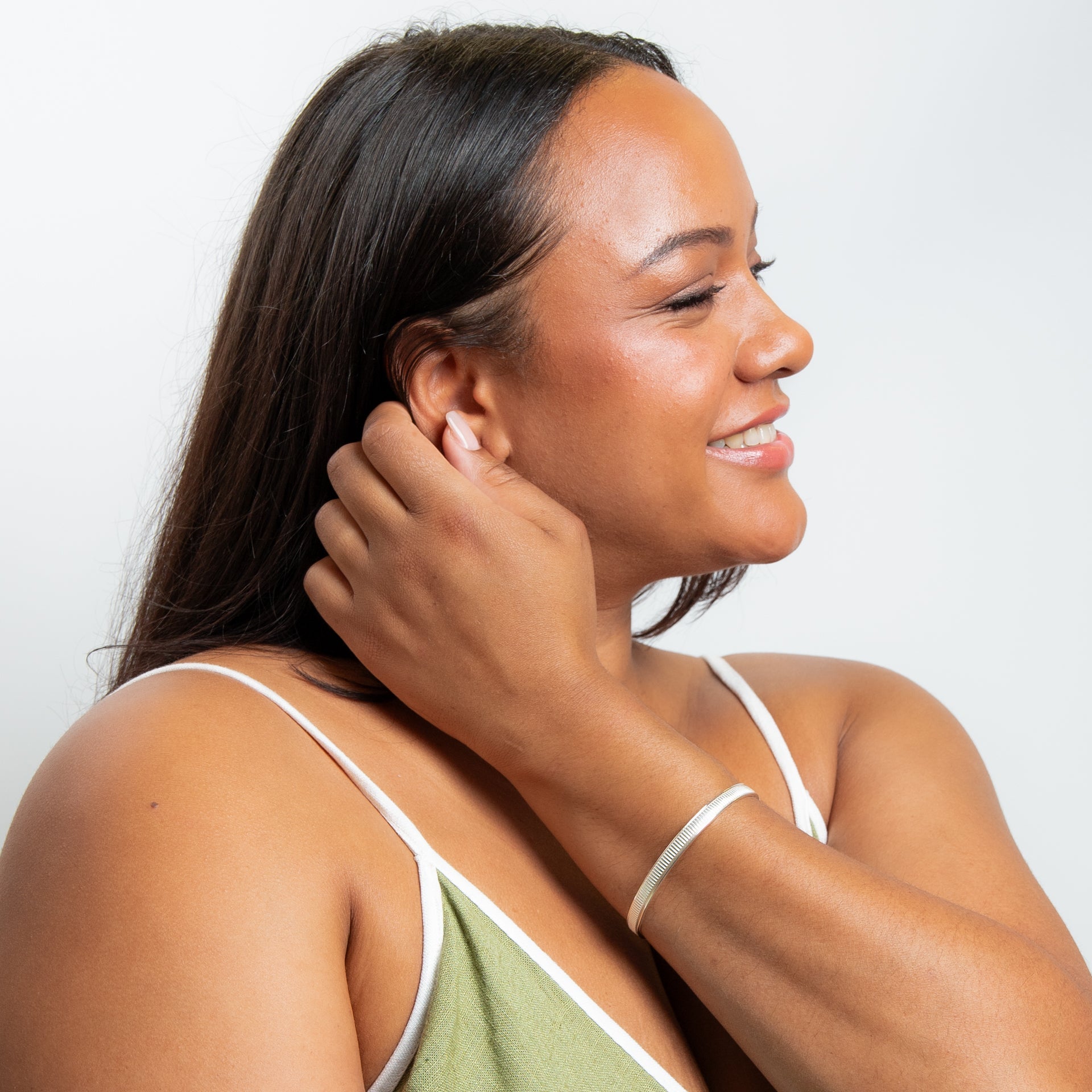 Ridges Texture Spinner Bangle