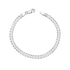 22cm Mens Curb Chain Bracelet