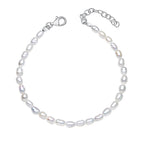Rice Pearl 17-20cm Bracelet