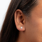 Four Leaf Clover Stud Earrings