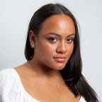 Round Semi Precious Peridot Dangling Stud Earrings