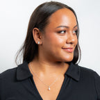 Cubic Zirconia Cluster Shell Pearl Pendant