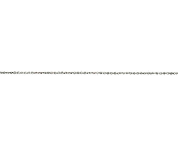 18ct White Gold  Trace Chain 18"/45cm Rhodium Plated
