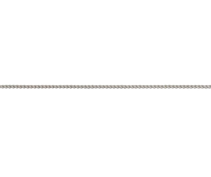 18ct White Spiga