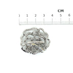 Fei Liu Silver and White Stone Large Rose Ring